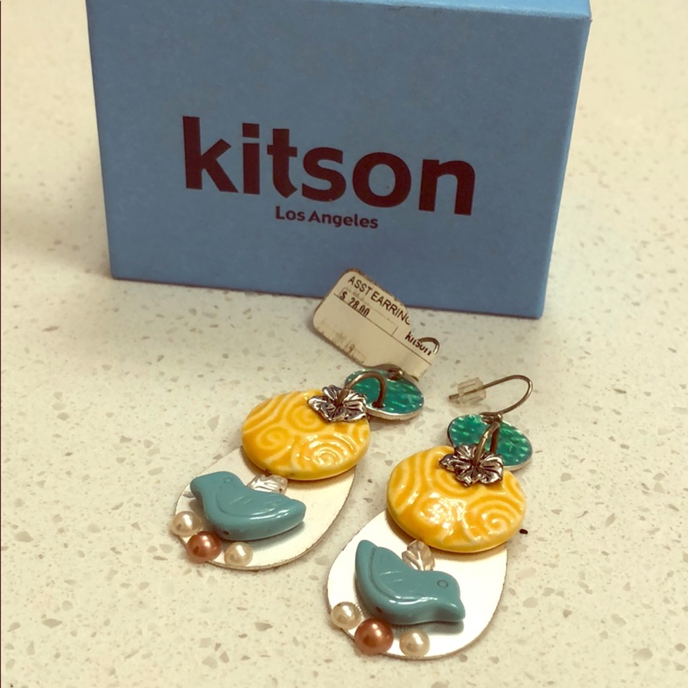 Funky dangle earrings:)